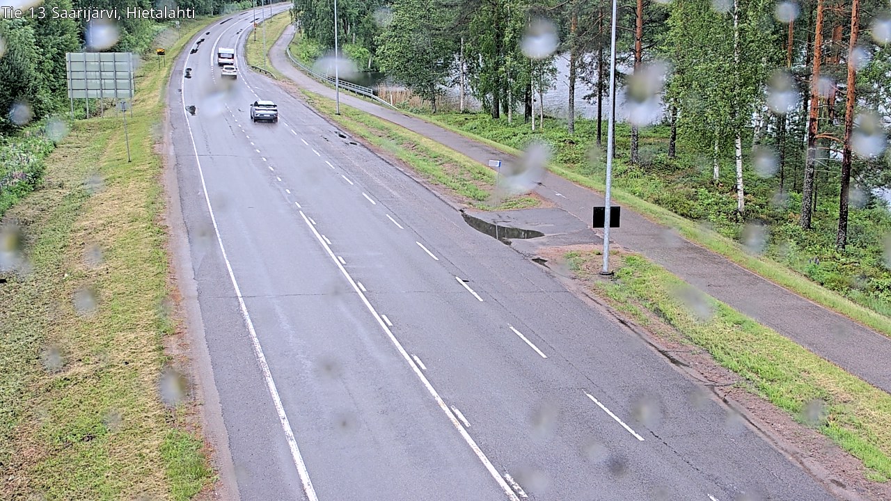 Weather Camera Image Road 13 Saarijärvi, Saarijärvi, Keski-Suomi
