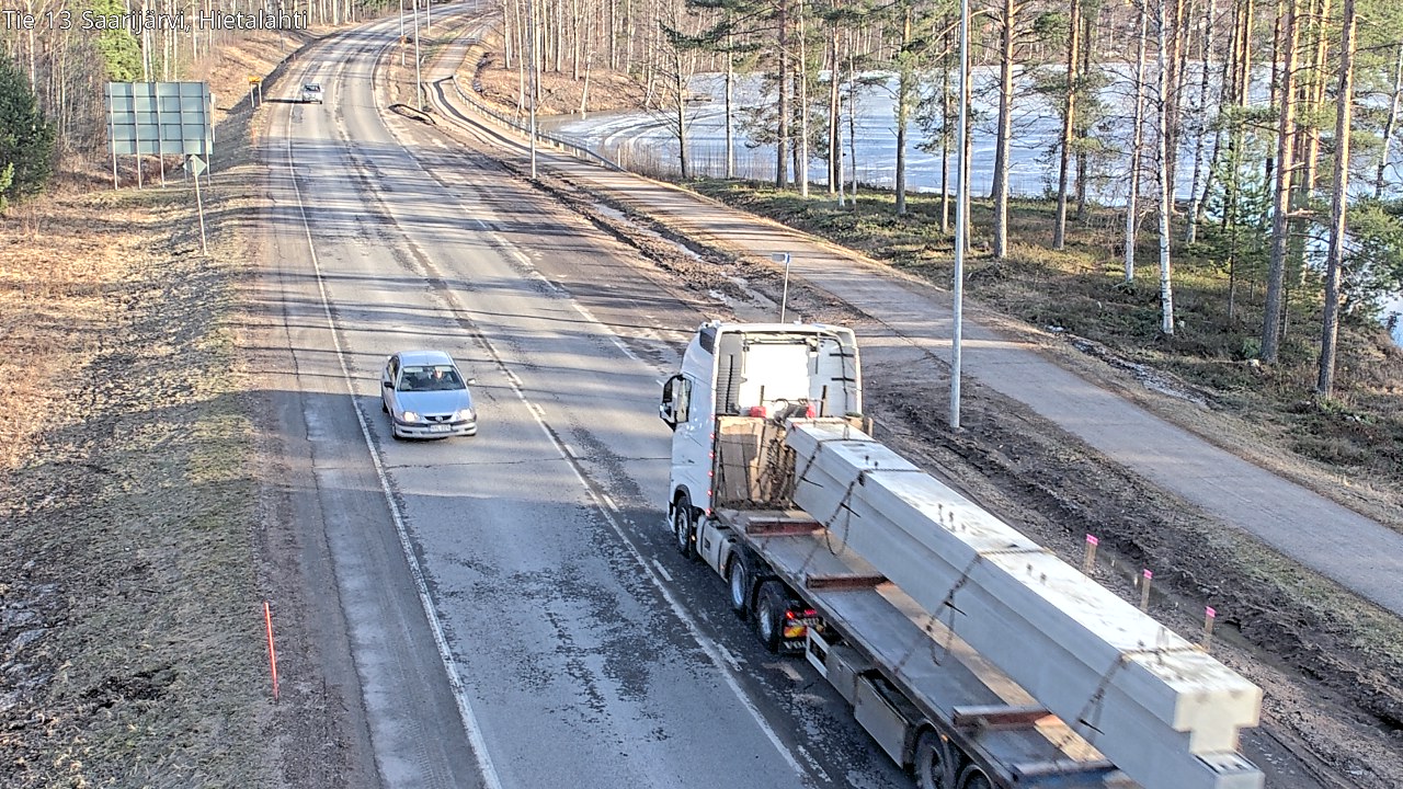 Weather Camera Image Väg 13 Saarijärvi, Saarijärvi, Keski-Suomi