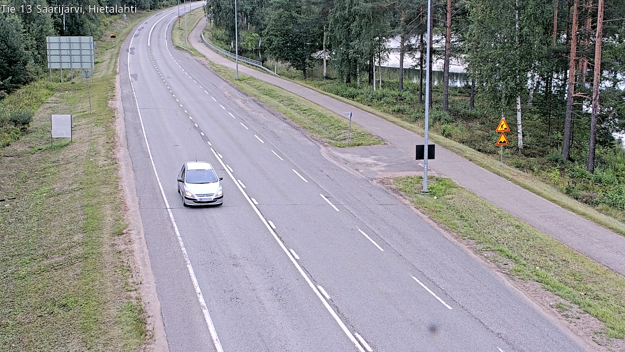 Weather Camera Image Road 13 Saarijärvi, Saarijärvi, Keski-Suomi