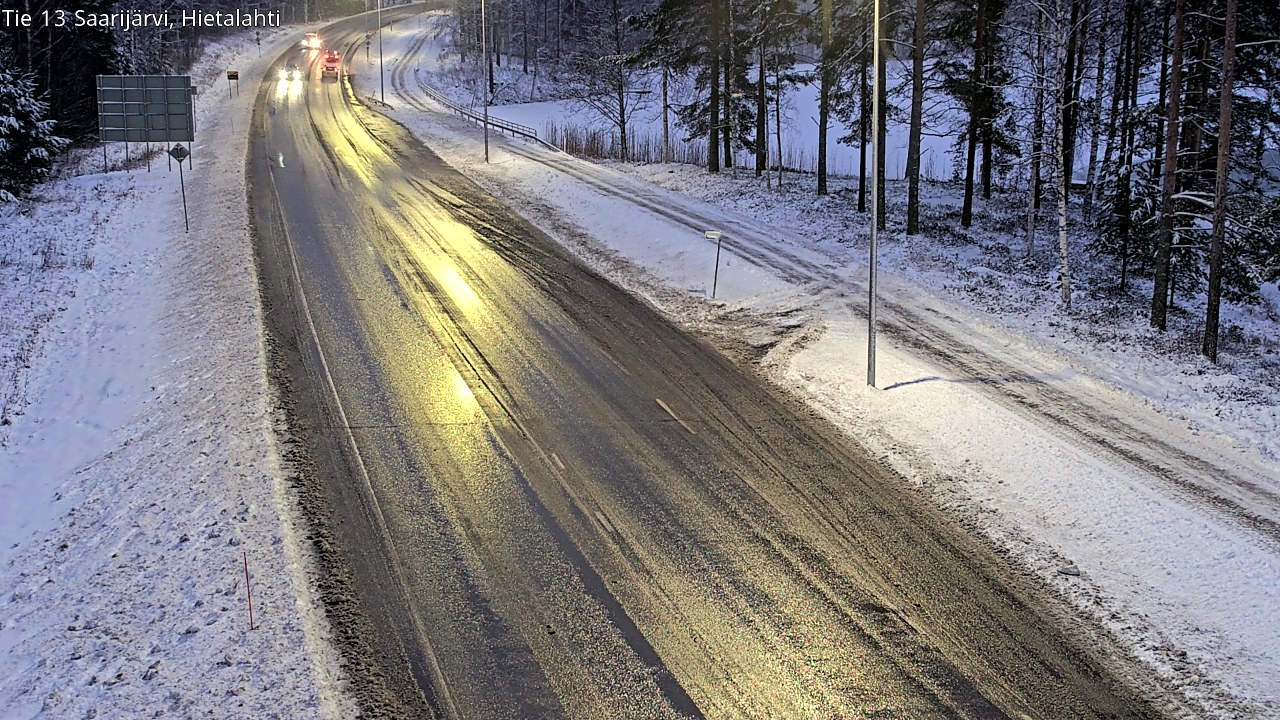 Weather Camera Image Väg 13 Saarijärvi, Saarijärvi, Keski-Suomi