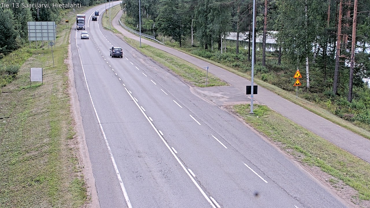 Weather Camera Image Road 13 Saarijärvi, Saarijärvi, Keski-Suomi