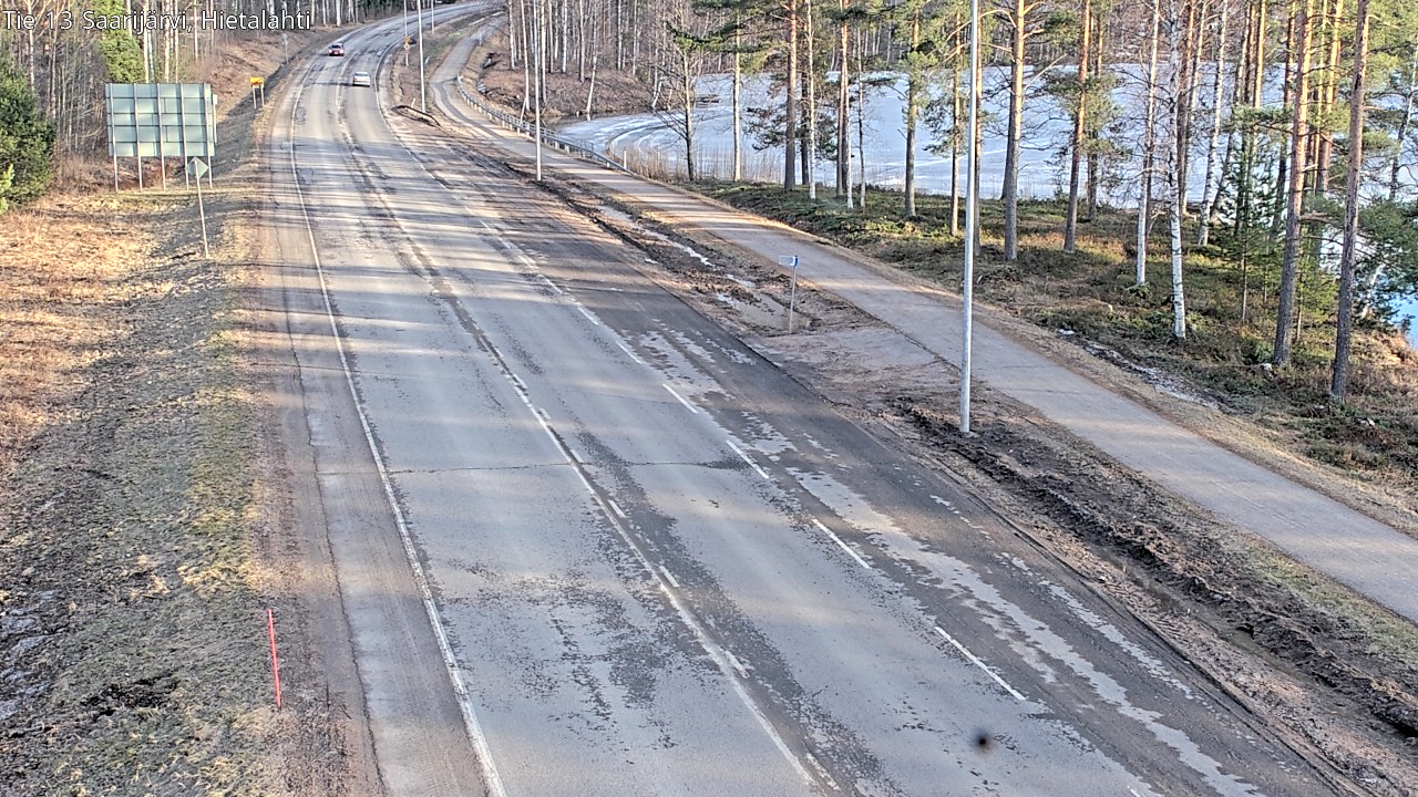 Weather Camera Image Road 13 Saarijärvi, Saarijärvi, Keski-Suomi