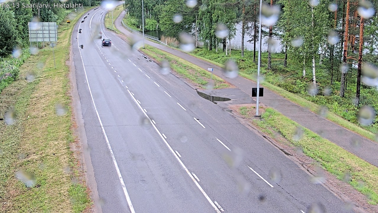 Weather Camera Image Road 13 Saarijärvi, Saarijärvi, Keski-Suomi