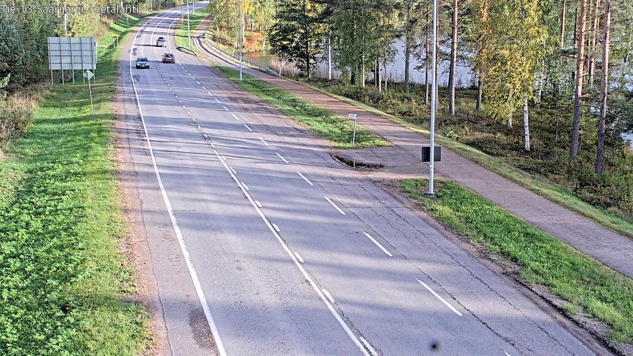 Weather Camera Image Road 13 Saarijärvi, Saarijärvi, Keski-Suomi