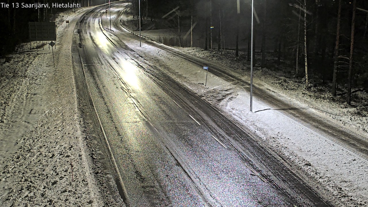 Weather Camera Image Väg 13 Saarijärvi, Saarijärvi, Keski-Suomi