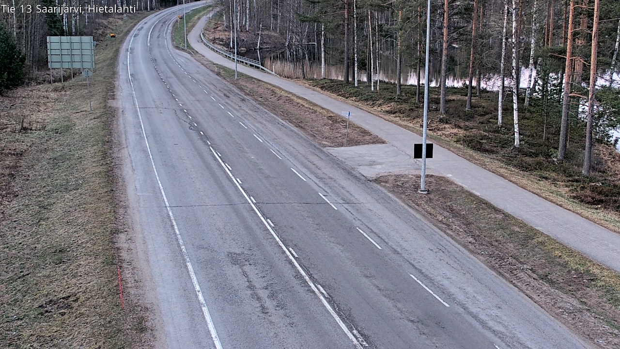 Weather Camera Image Väg 13 Saarijärvi, Saarijärvi, Keski-Suomi