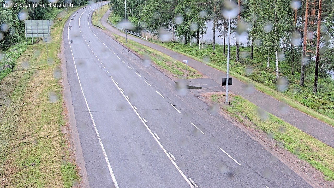 Weather Camera Image Road 13 Saarijärvi, Saarijärvi, Keski-Suomi