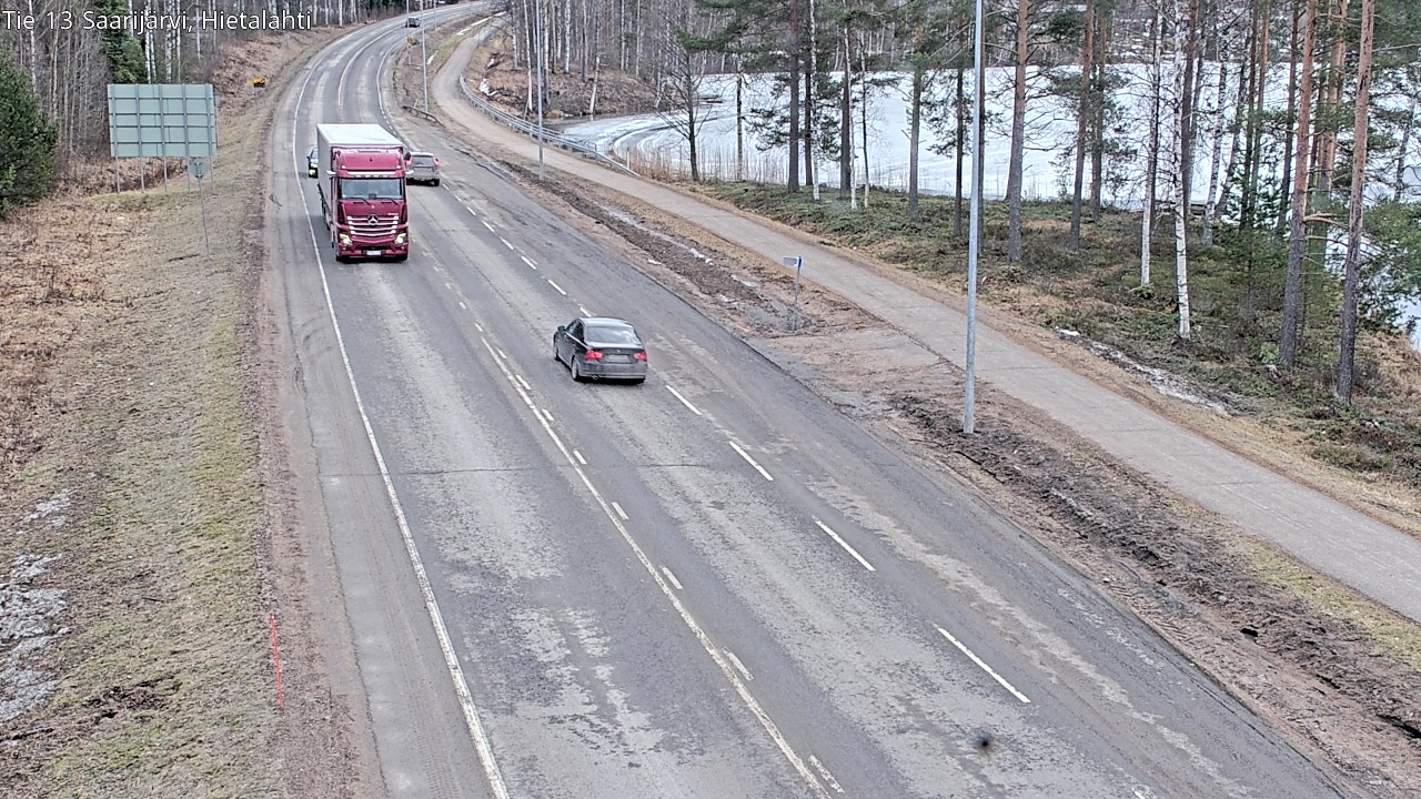 Weather Camera Image Väg 13 Saarijärvi, Saarijärvi, Keski-Suomi