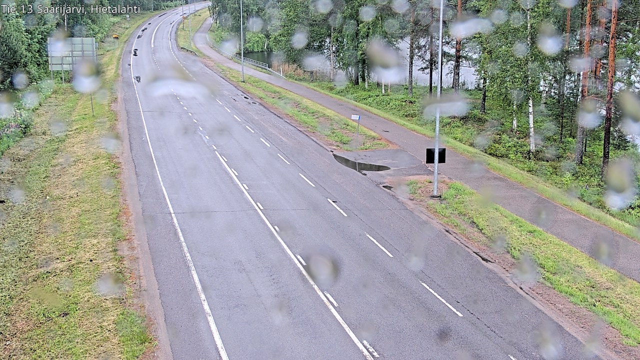 Weather Camera Image Road 13 Saarijärvi, Saarijärvi, Keski-Suomi