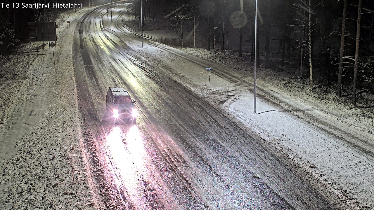 Weather Camera Image Väg 13 Saarijärvi, Saarijärvi, Keski-Suomi
