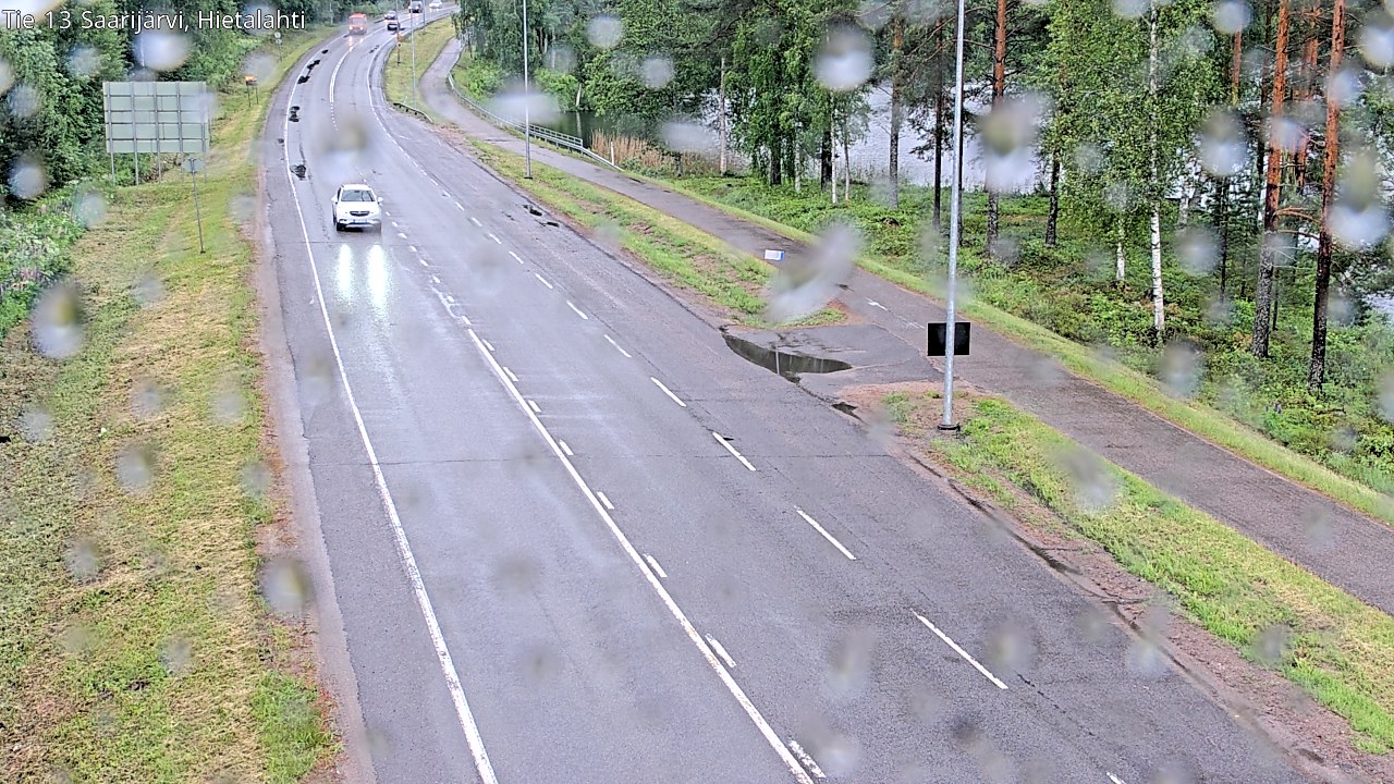 Weather Camera Image Road 13 Saarijärvi, Saarijärvi, Keski-Suomi