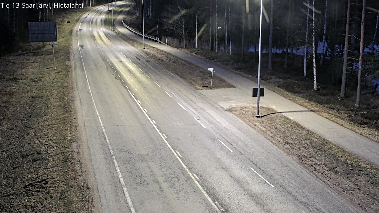 Weather Camera Image Road 13 Saarijärvi, Saarijärvi, Keski-Suomi