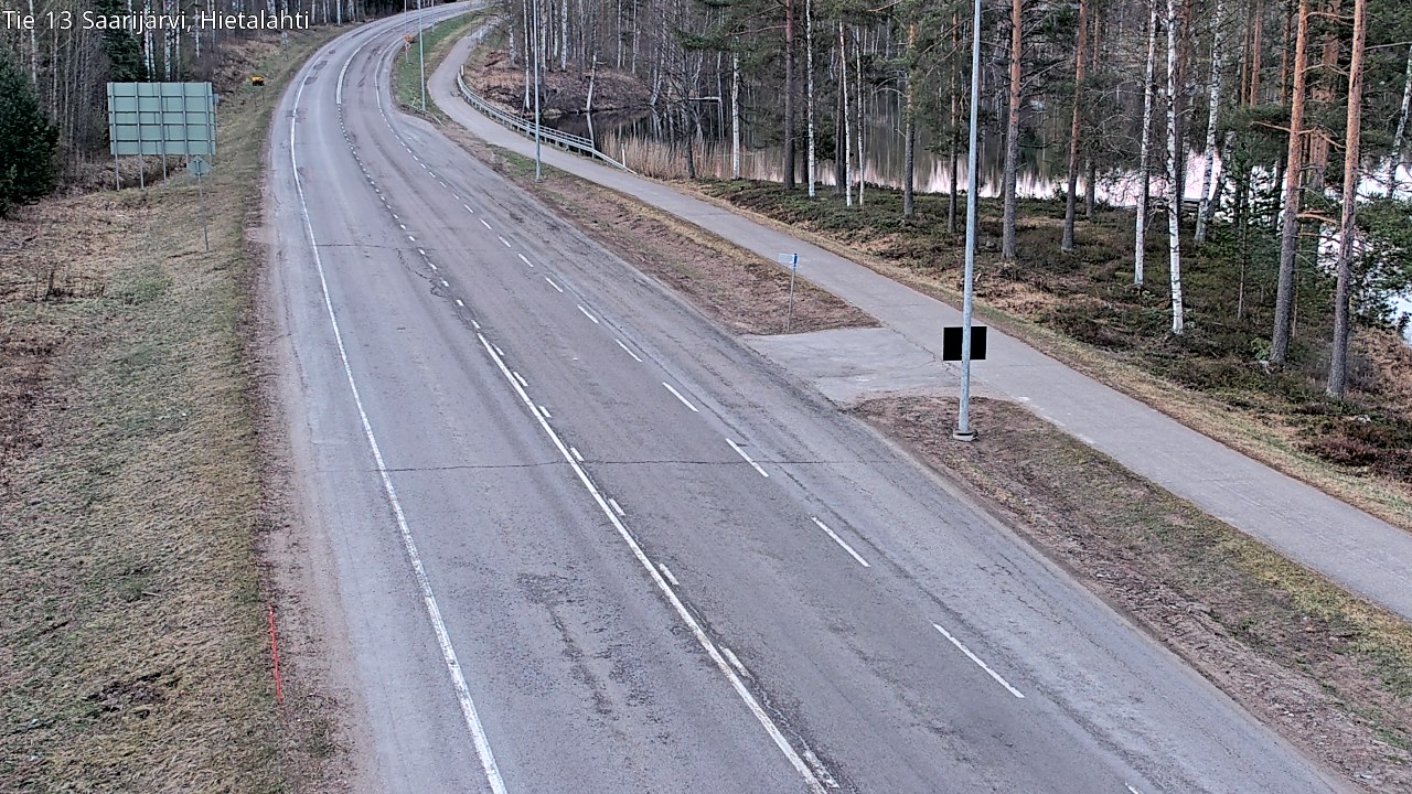Weather Camera Image Väg 13 Saarijärvi, Saarijärvi, Keski-Suomi