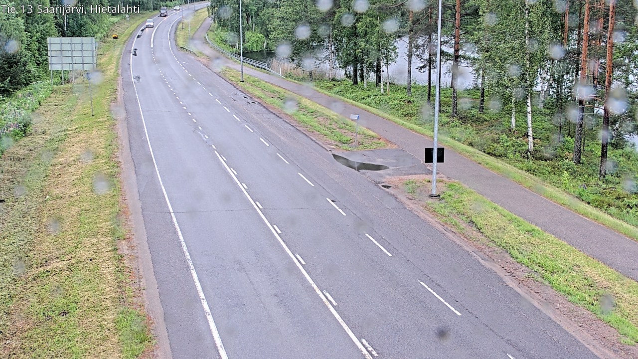 Weather Camera Image Road 13 Saarijärvi, Saarijärvi, Keski-Suomi