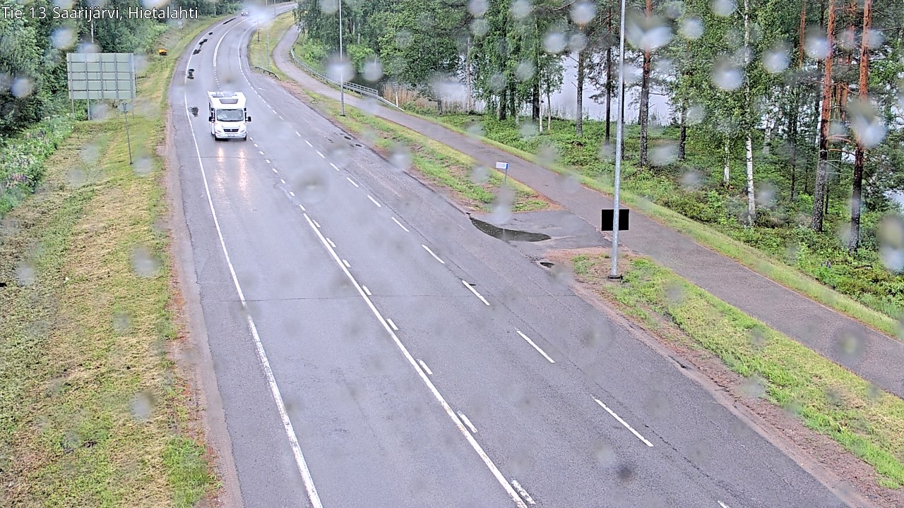 Weather Camera Image Road 13 Saarijärvi, Saarijärvi, Keski-Suomi