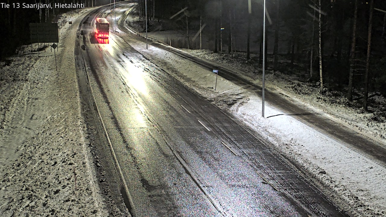 Weather Camera Image Väg 13 Saarijärvi, Saarijärvi, Keski-Suomi