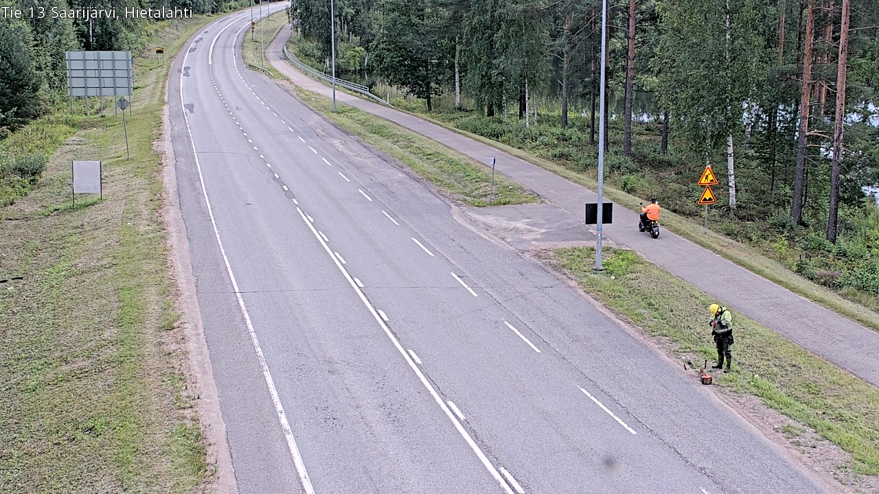 Weather Camera Image Road 13 Saarijärvi, Saarijärvi, Keski-Suomi