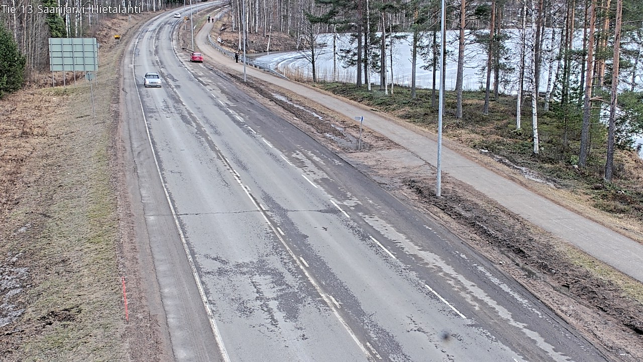 Weather Camera Image Väg 13 Saarijärvi, Saarijärvi, Keski-Suomi