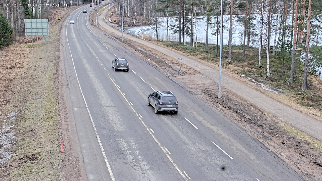 Weather Camera Image Väg 13 Saarijärvi, Saarijärvi, Keski-Suomi
