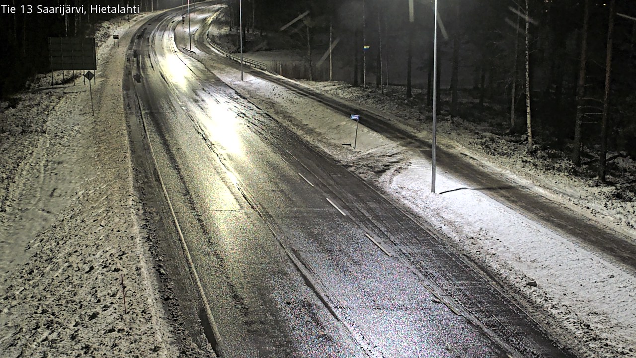 Weather Camera Image Väg 13 Saarijärvi, Saarijärvi, Keski-Suomi