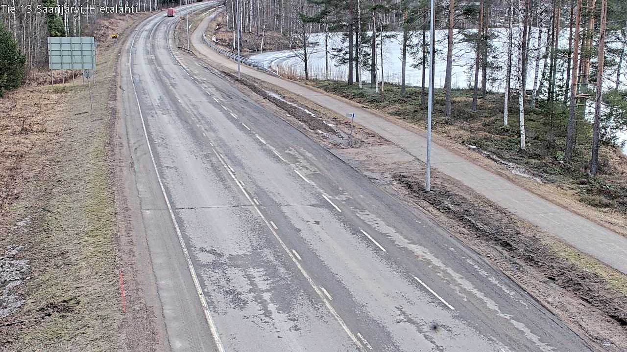 Weather Camera Image Väg 13 Saarijärvi, Saarijärvi, Keski-Suomi