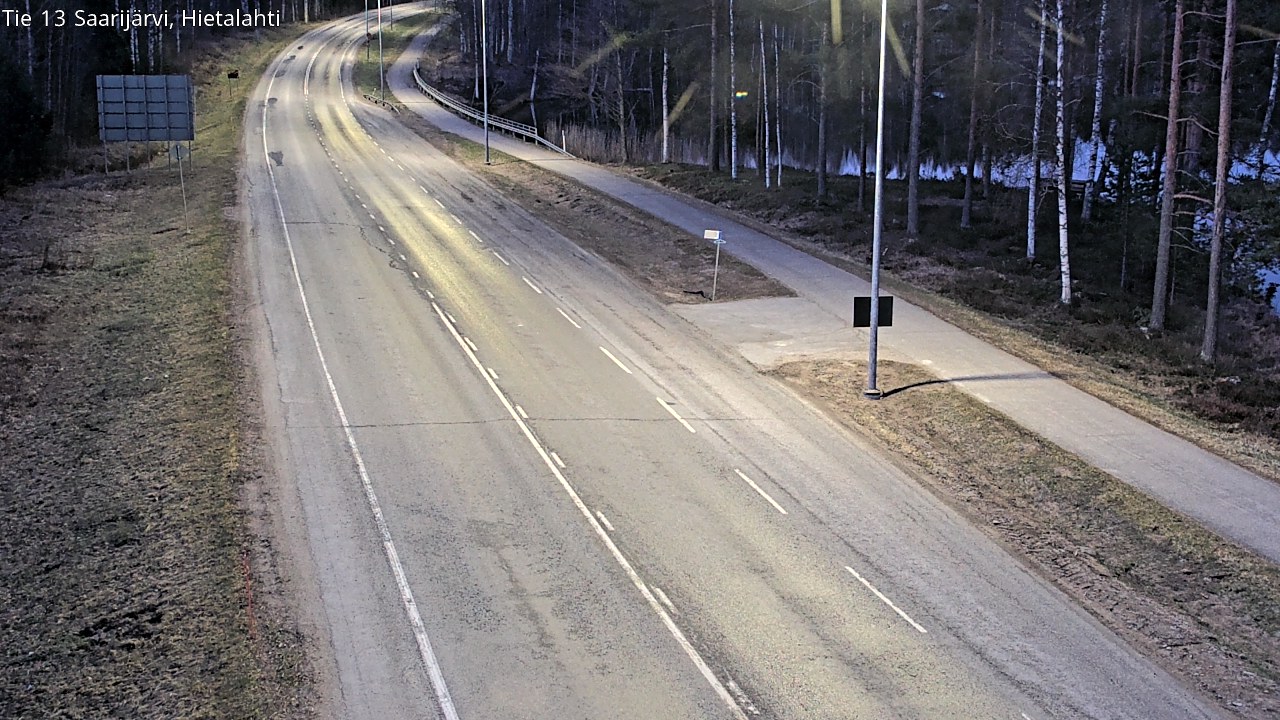 Weather Camera Image Road 13 Saarijärvi, Saarijärvi, Keski-Suomi