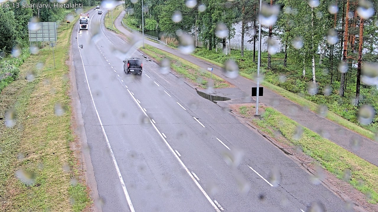 Weather Camera Image Road 13 Saarijärvi, Saarijärvi, Keski-Suomi