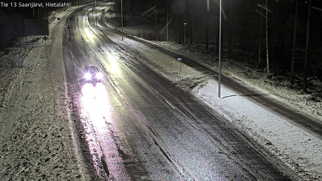 Weather Camera Image Väg 13 Saarijärvi, Saarijärvi, Keski-Suomi