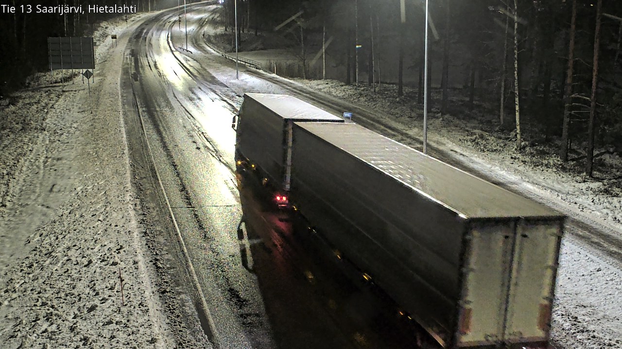 Weather Camera Image Väg 13 Saarijärvi, Saarijärvi, Keski-Suomi