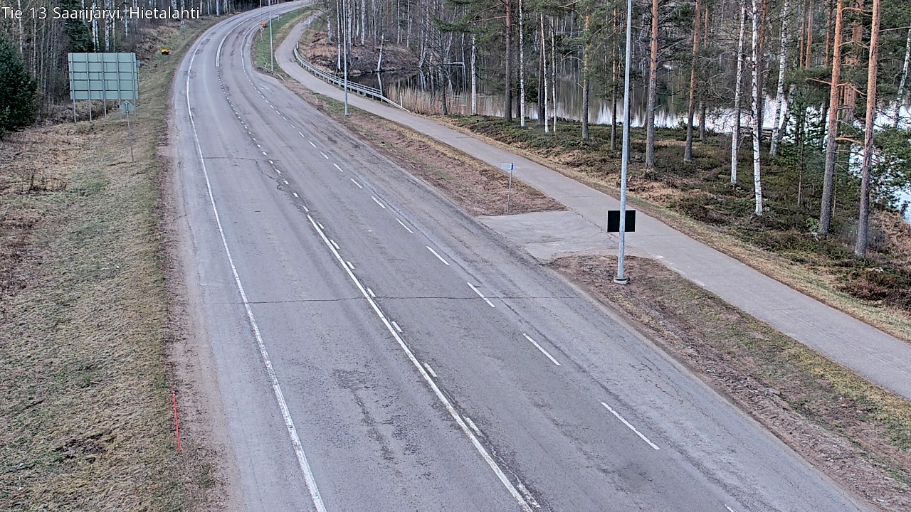 Weather Camera Image Väg 13 Saarijärvi, Saarijärvi, Keski-Suomi