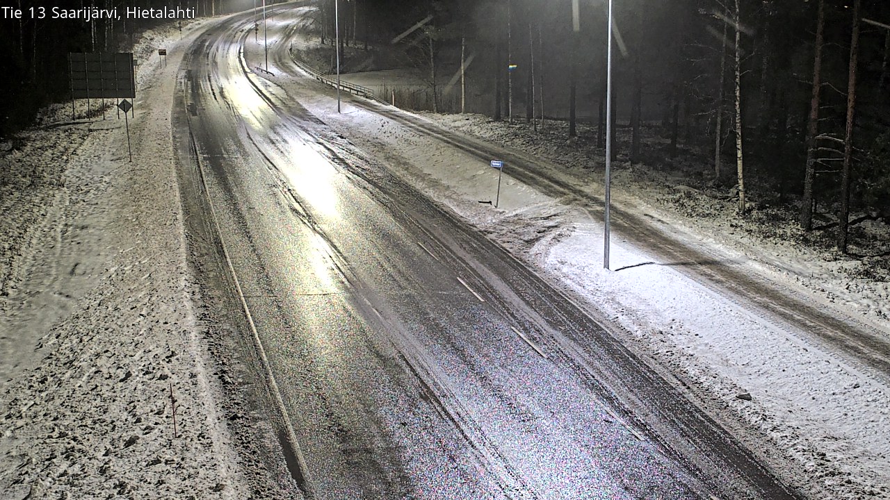 Weather Camera Image Väg 13 Saarijärvi, Saarijärvi, Keski-Suomi