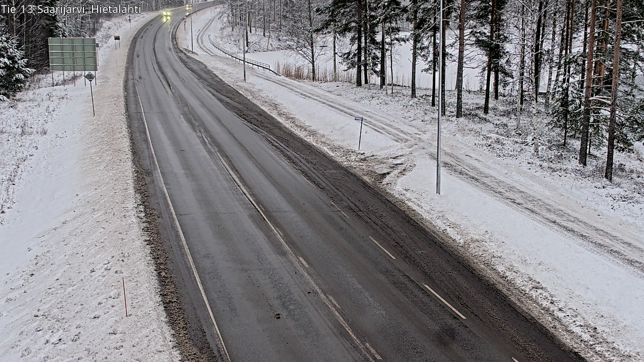Weather Camera Image Väg 13 Saarijärvi, Saarijärvi, Keski-Suomi