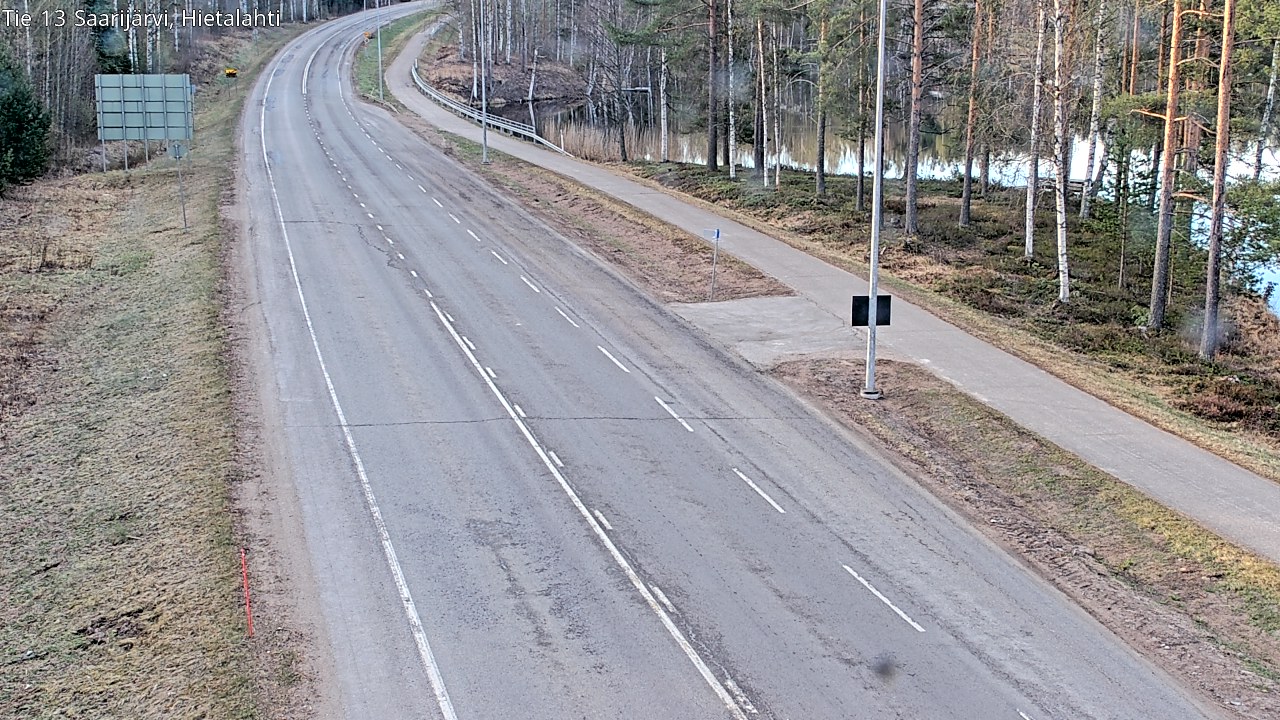 Weather Camera Image Väg 13 Saarijärvi, Saarijärvi, Keski-Suomi
