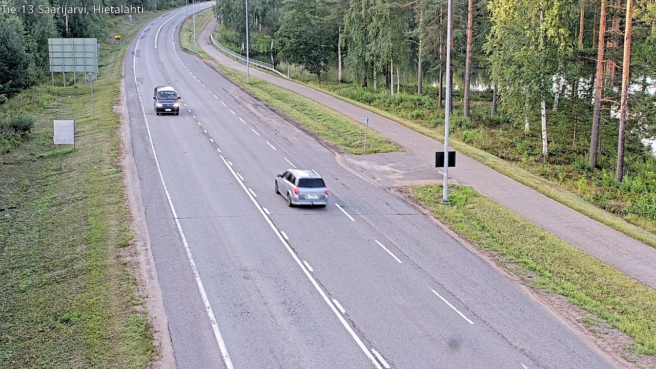 Weather Camera Image Road 13 Saarijärvi, Saarijärvi, Keski-Suomi
