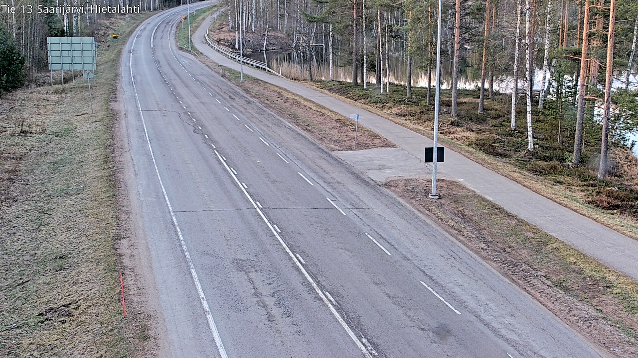 Weather Camera Image Väg 13 Saarijärvi, Saarijärvi, Keski-Suomi