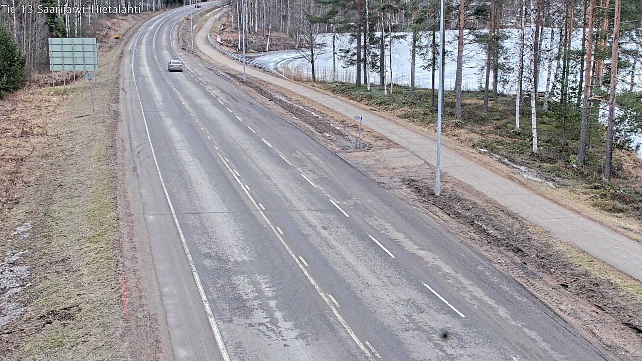 Weather Camera Image Väg 13 Saarijärvi, Saarijärvi, Keski-Suomi
