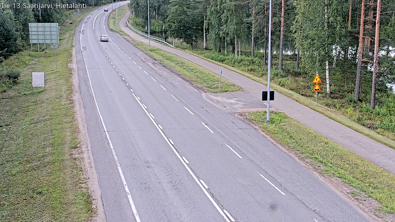 Weather Camera Image Road 13 Saarijärvi, Saarijärvi, Keski-Suomi