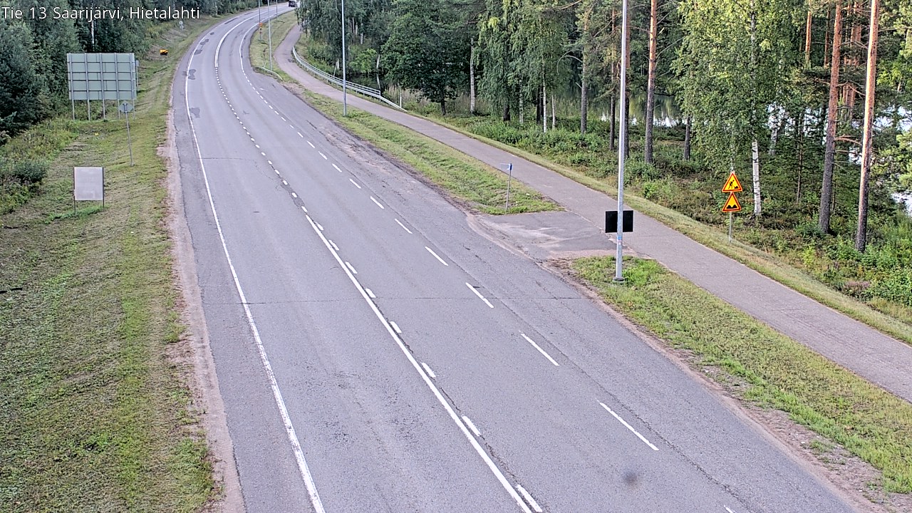 Weather Camera Image Road 13 Saarijärvi, Saarijärvi, Keski-Suomi