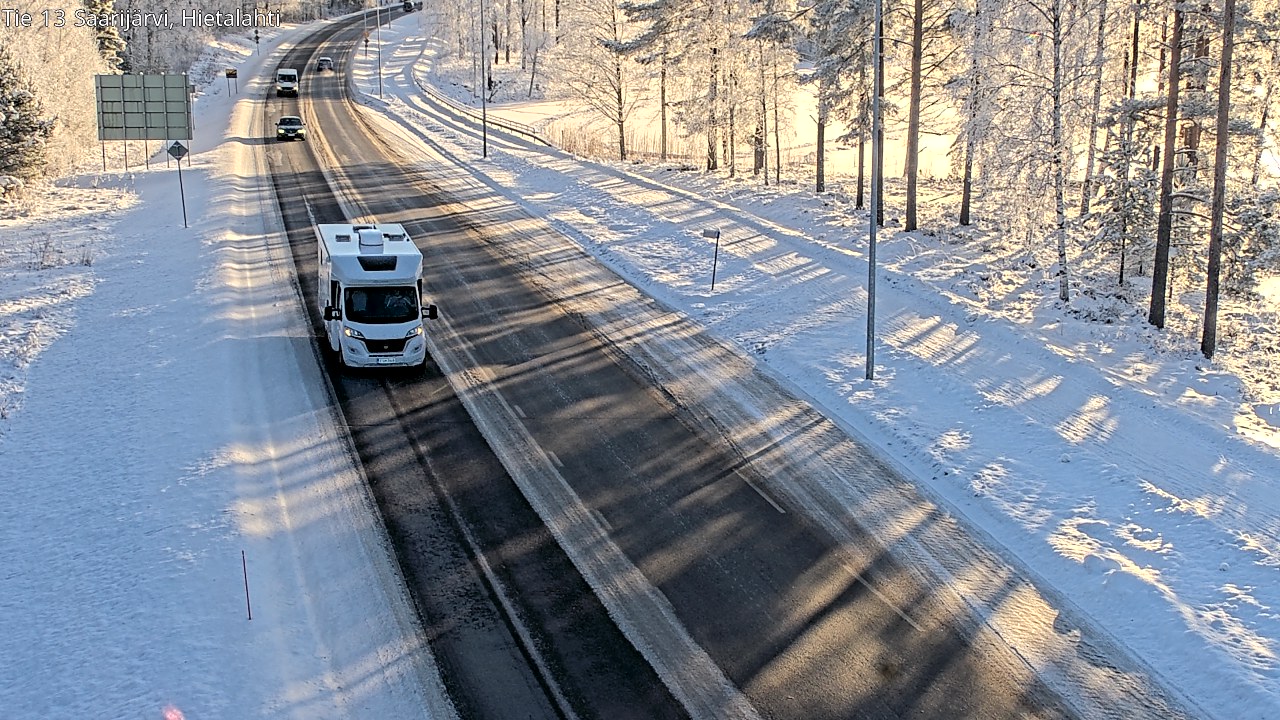 Weather Camera Image Road 13 Saarijärvi, Saarijärvi, Keski-Suomi