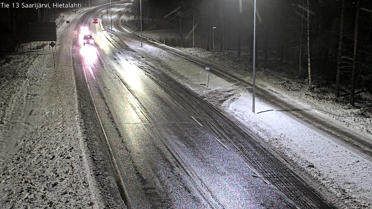 Weather Camera Image Väg 13 Saarijärvi, Saarijärvi, Keski-Suomi