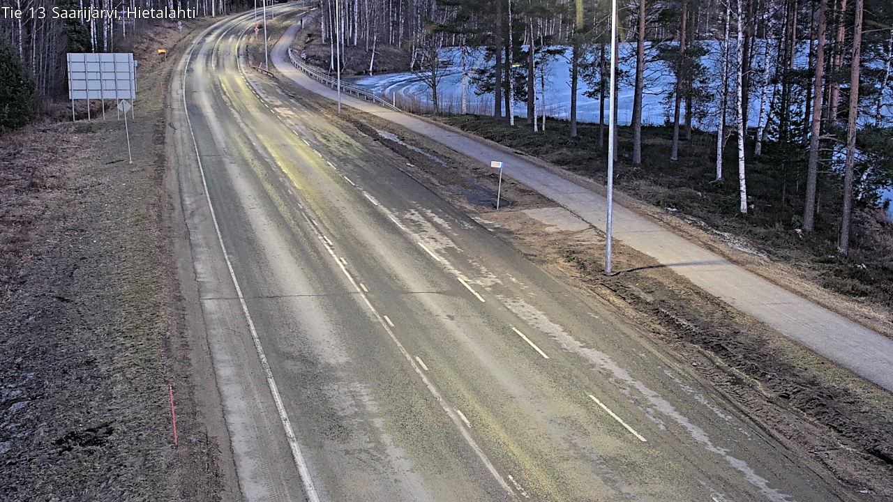 Weather Camera Image Road 13 Saarijärvi, Saarijärvi, Keski-Suomi