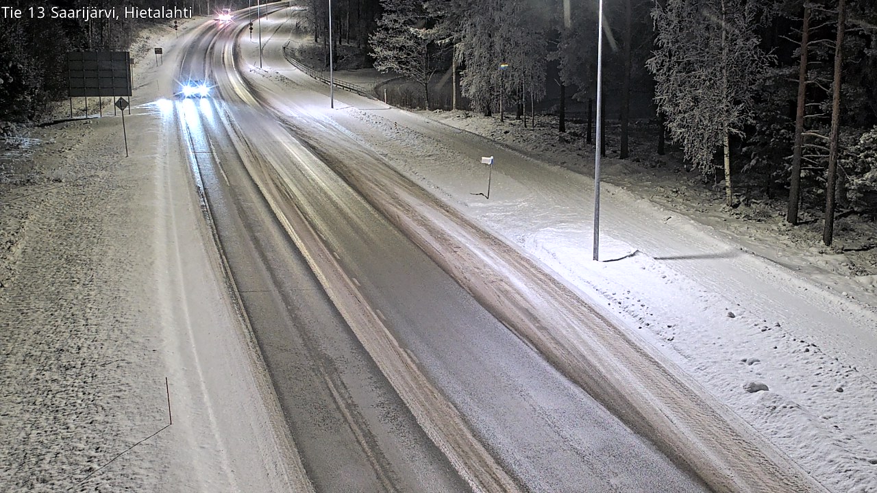 Weather Camera Image Road 13 Saarijärvi, Saarijärvi, Keski-Suomi