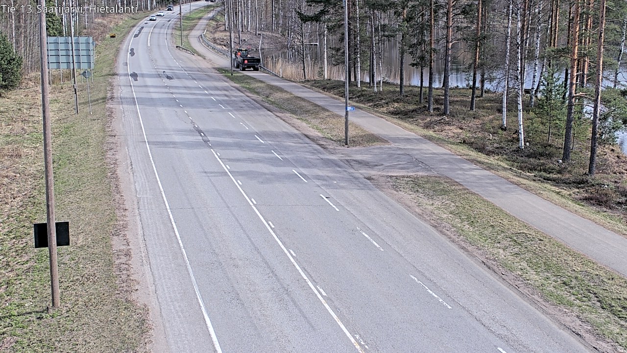 Weather Camera Image Road 13 Saarijärvi, Saarijärvi, Keski-Suomi
