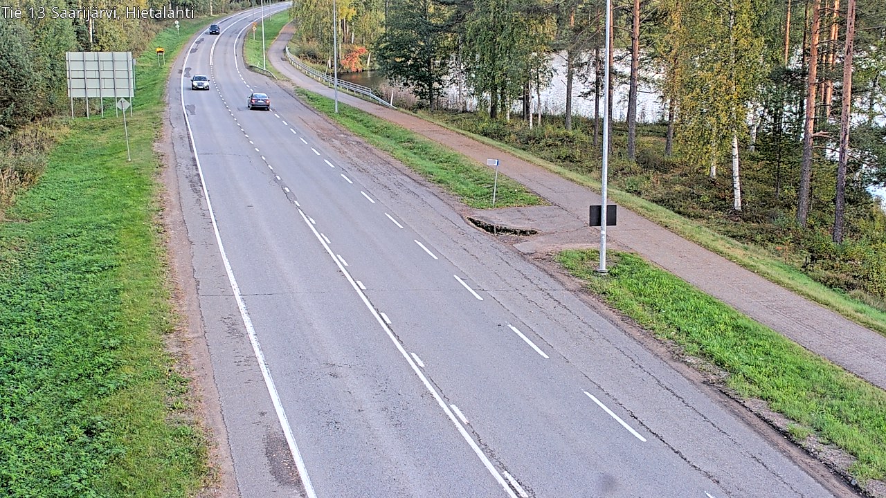 Weather Camera Image Road 13 Saarijärvi, Saarijärvi, Keski-Suomi