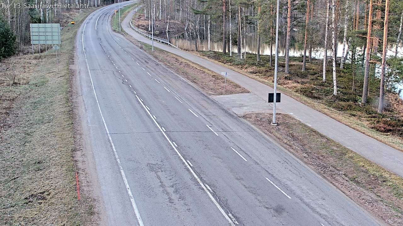 Weather Camera Image Väg 13 Saarijärvi, Saarijärvi, Keski-Suomi