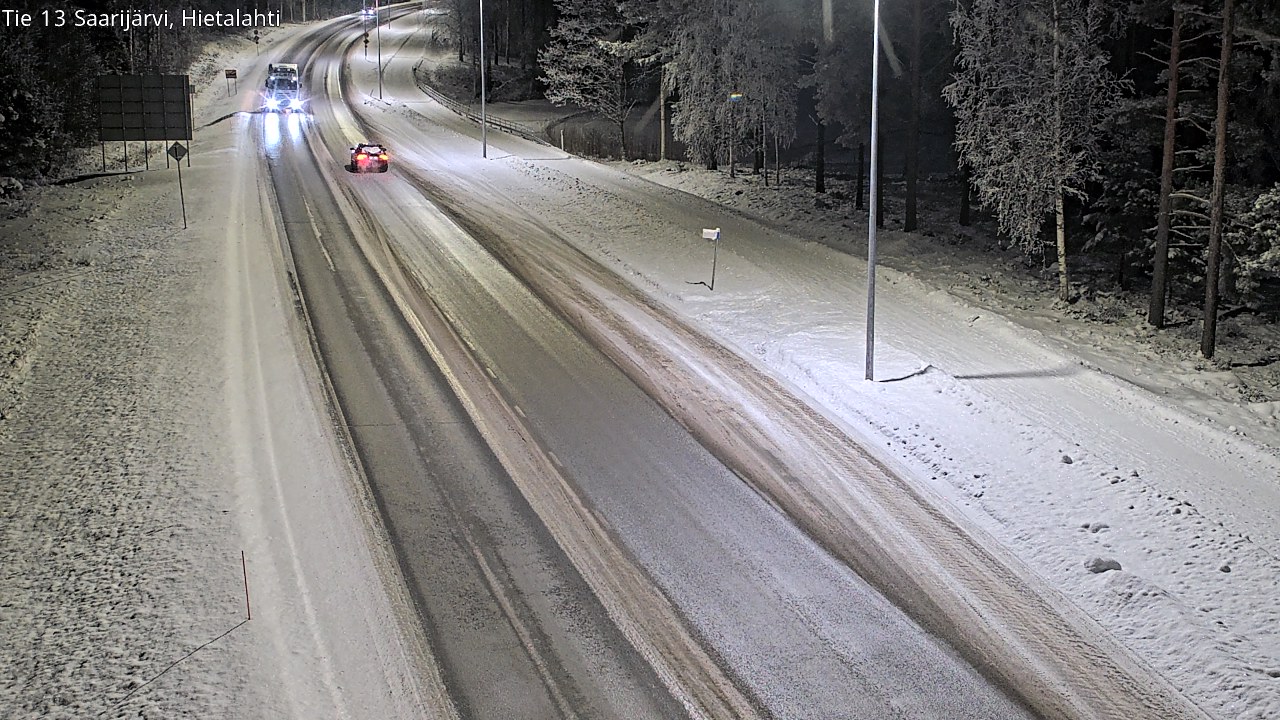 Weather Camera Image Road 13 Saarijärvi, Saarijärvi, Keski-Suomi