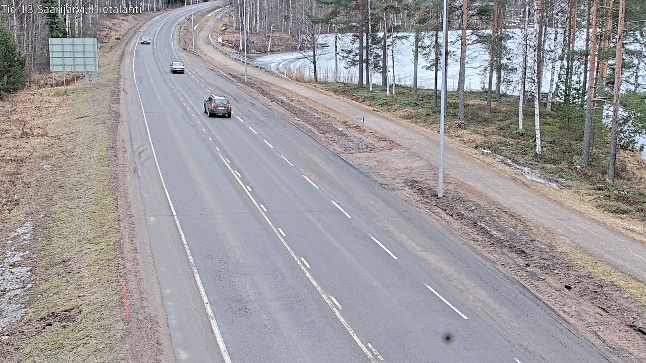 Weather Camera Image Väg 13 Saarijärvi, Saarijärvi, Keski-Suomi