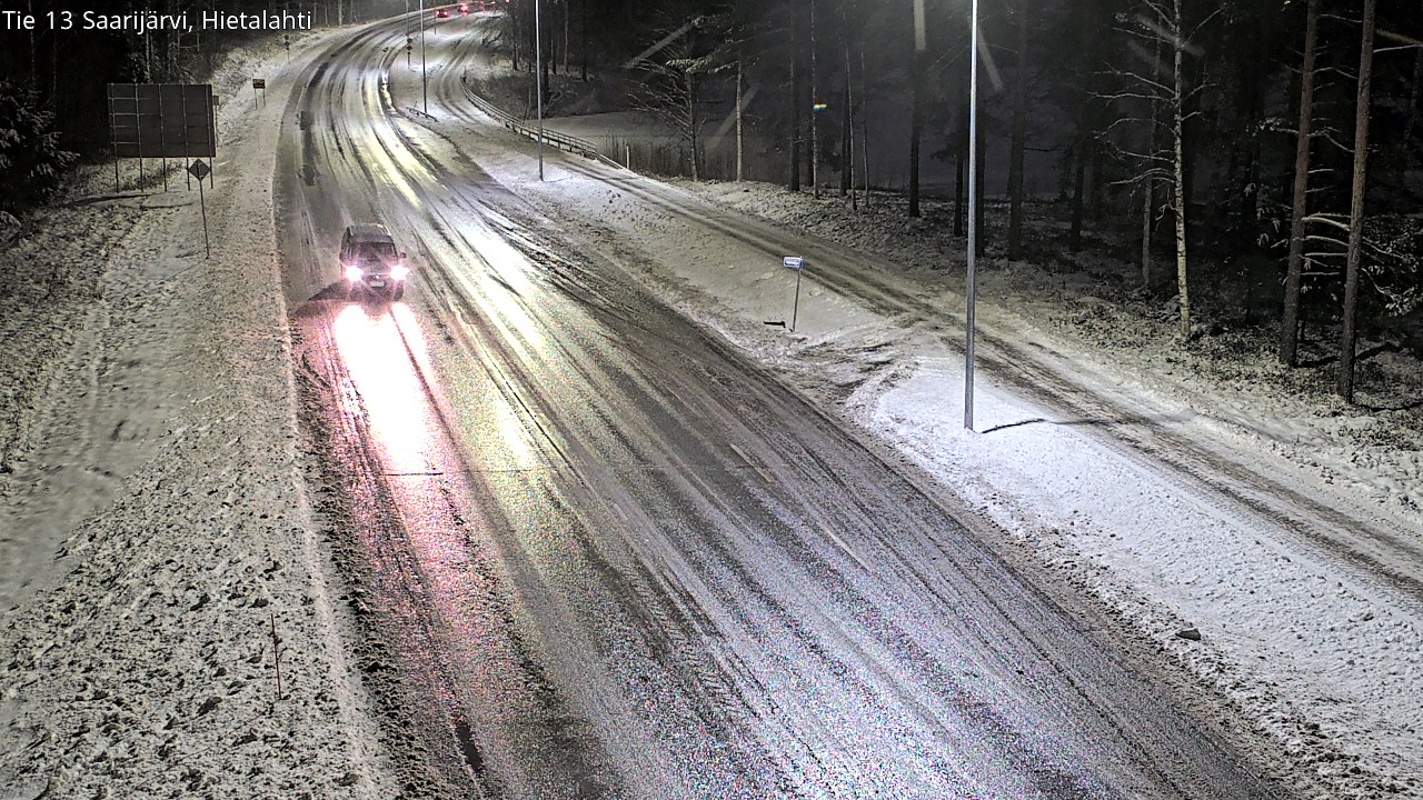 Weather Camera Image Väg 13 Saarijärvi, Saarijärvi, Keski-Suomi