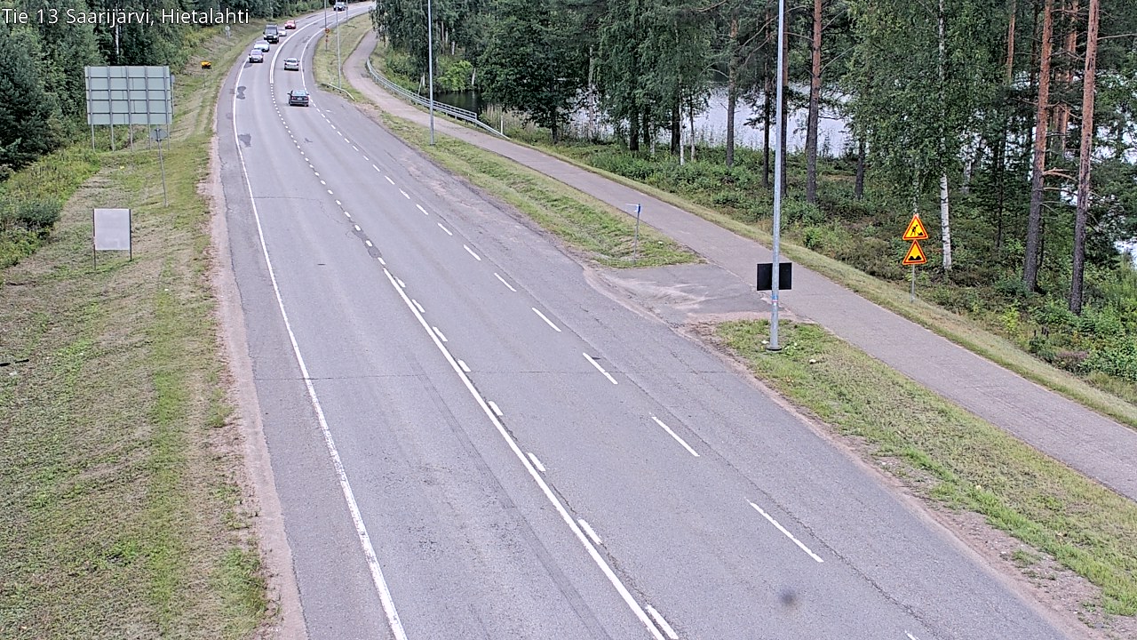 Weather Camera Image Road 13 Saarijärvi, Saarijärvi, Keski-Suomi