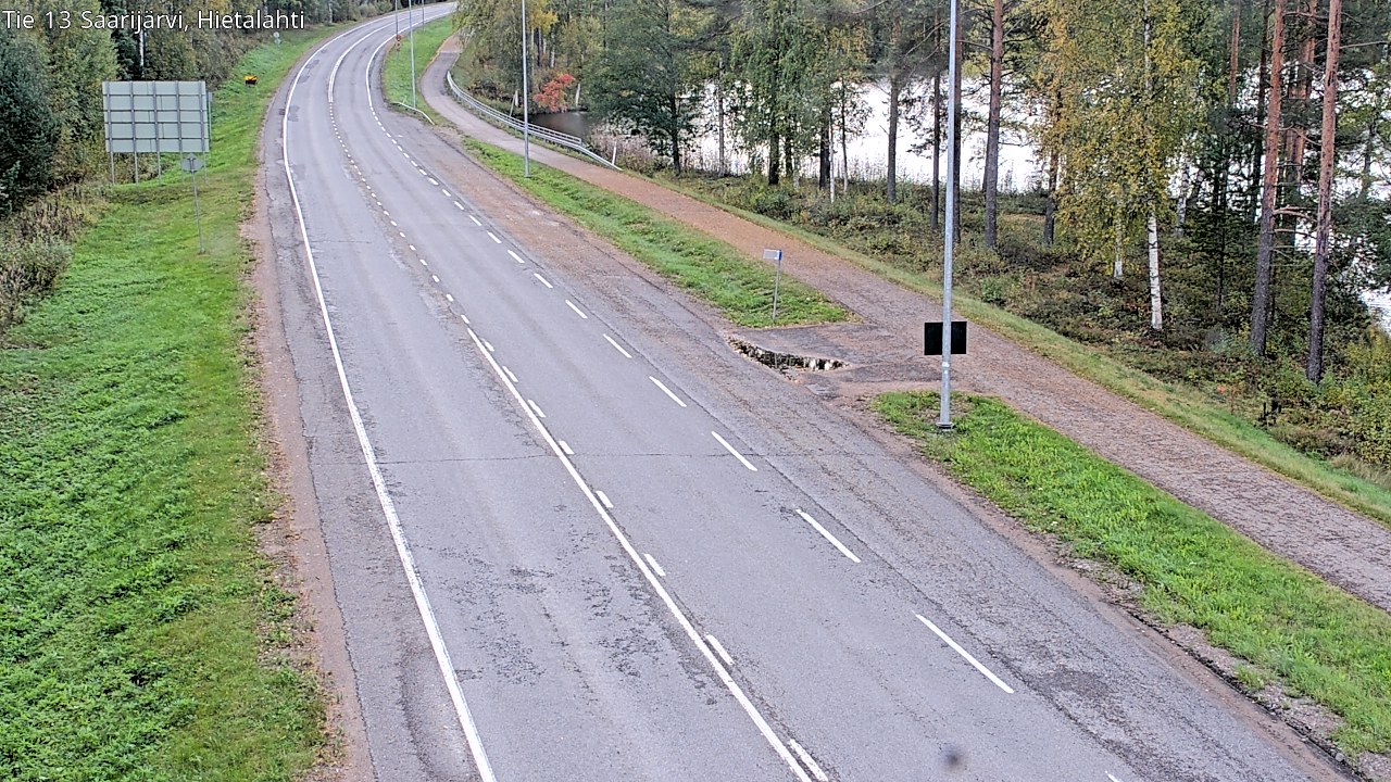 Weather Camera Image Road 13 Saarijärvi, Saarijärvi, Keski-Suomi